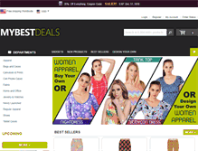 Tablet Screenshot of mybestdeals.com